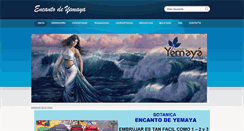 Desktop Screenshot of encantodeyemaya.com